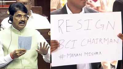 NALSAR row sparks fresh protest: Lawyers demand resignation of BCI chief Manan Mishra