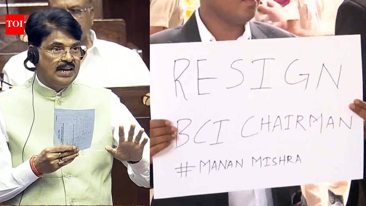 NALSAR row sparks fresh protest: Lawyers demand resignation of BCI chief Manan Mishra