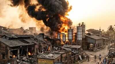 5 injured in blast at firecracker factory in Bengal's South 24 Parganas