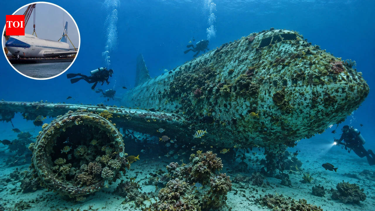 In 2019, Bahrain sank a 70-metre Boeing 747 in 20–22 metres of water; the jumbo jet became the centrepiece of a 100,000-square-metre underwater park