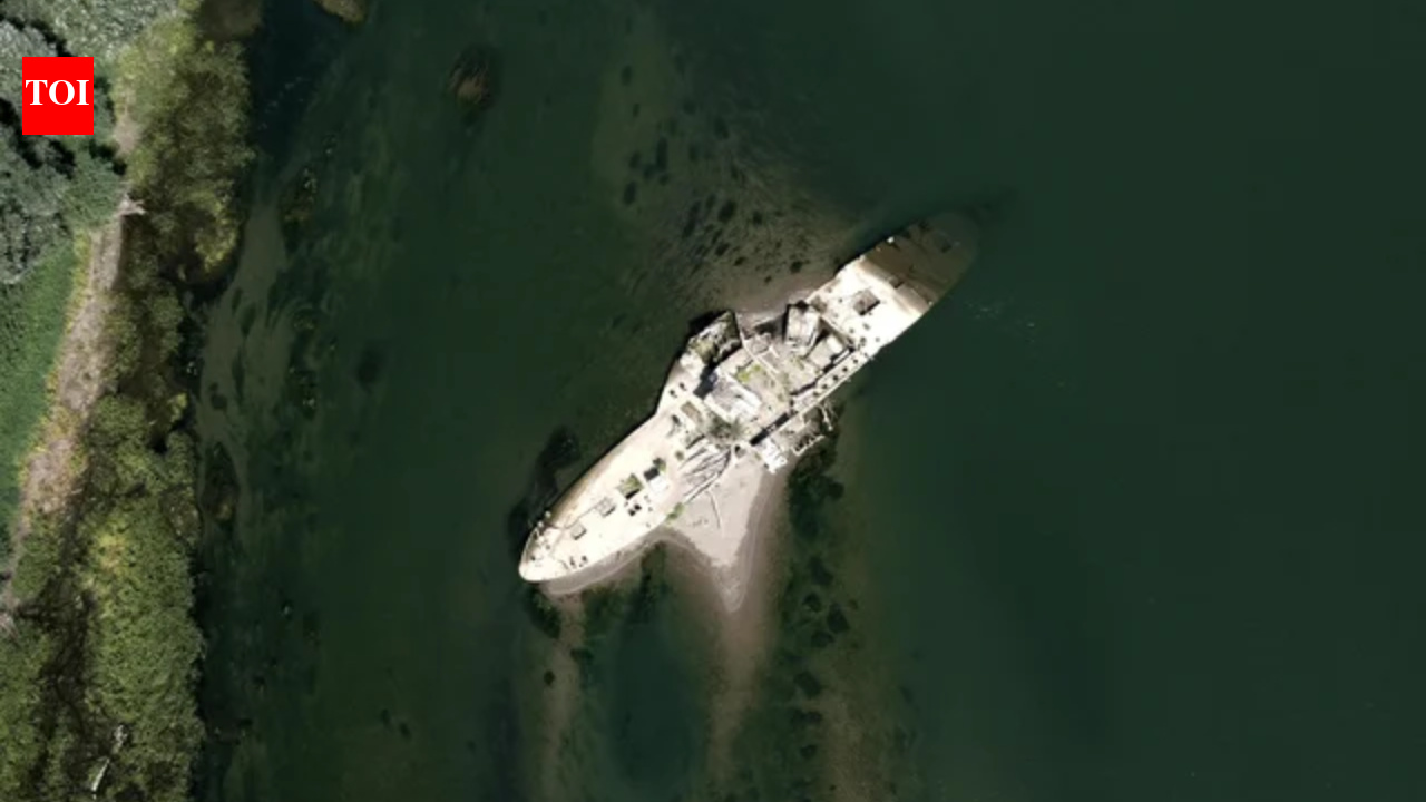 Centuries old ‘Sava’s Titanic’ emerges as Europe’s rivers fall to record lows
