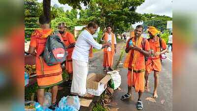 Udupi bizman’s 800km padayatra to Tirupati enters 16th year