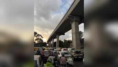 Weekend rush, rain choke Bengaluru’s Outer Ring Road again