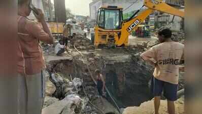 Pipe breach triggers disruption in Gurgaon water supply, rain hits repair