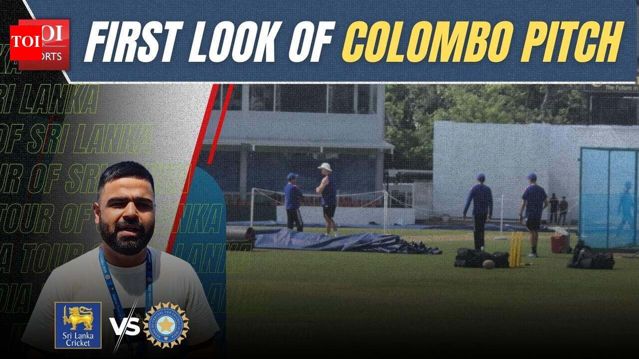 Gautam Gambhir, Shubman Gill inspect Colombo pitch | Exclusive visuals
