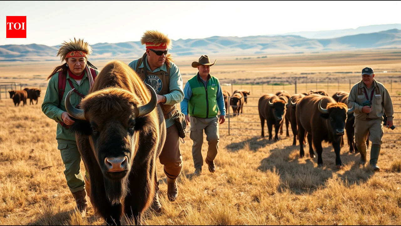 In 1987, Fort Peck tribes returned over 100 bison to 5,800 acres
