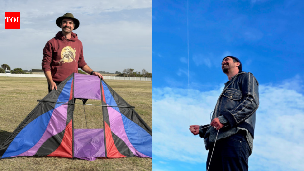 Meet Angus Johnstone, Australian teacher who flew a kite for 26 hours for charity