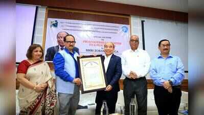 Six decades on, Zoramthanga receives degree certificate from GU