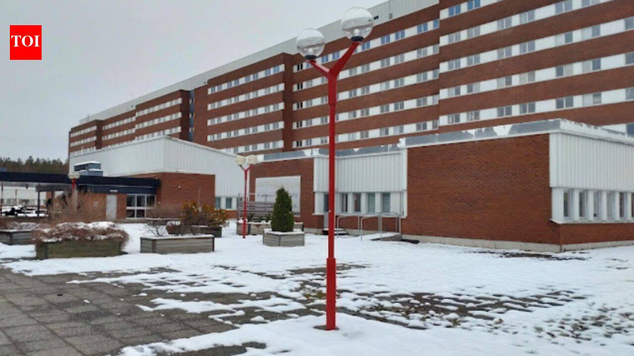 A Swedish hospital stores winter snow and pumps its meltwater through the building in summer