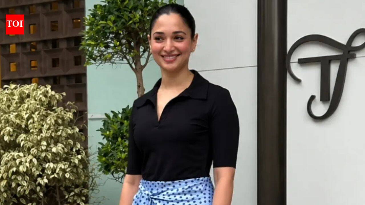 Tamannaah Bhatia stuns in Rs 52K dress and 1 lakh pumps