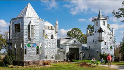 In 1972, a Florida man started building a retirement home in a swamp; decades later, it became a 12,000-square-foot castle