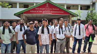 Office staff boycott work, claim Akhil misbehaved with Sivasagar DC