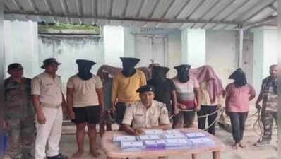 Deoghar police arrest 10 in alleged cyber fraud case, seize phones and SIM cards
