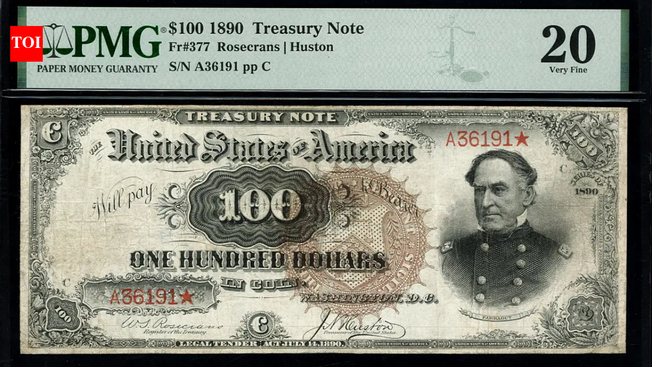 In 1890, US printed 120,000 unusual $100 'Watermelon' notes; only about 35 are known to survive