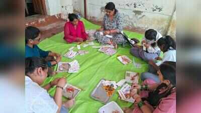 Prayagraj women weave income with eco-friendly rakhis