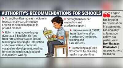 Kannada Development Authority study finds gaps in bilingual schools; experts call for wider assessment