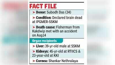 Liver & Kidneys Of Brain-Dead 34-Yr-Old Fisherman Save 3 Lives