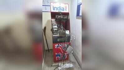 Miscreants fail to crack ATM, uproot top section and flee with components