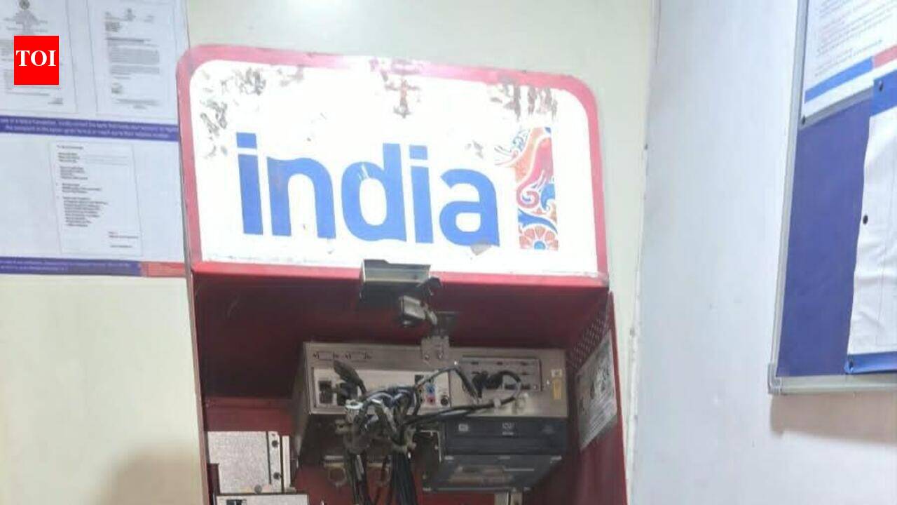 Miscreants fail to crack ATM, uproot top section and flee with components