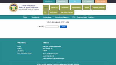 HPBOSE Class 12 supplementary result 2026 released, 59.07% students pass
