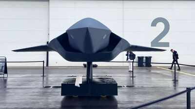 Swedish defence giant Saab unveils stealthy supersonic fighter drone to fly with Gripen E