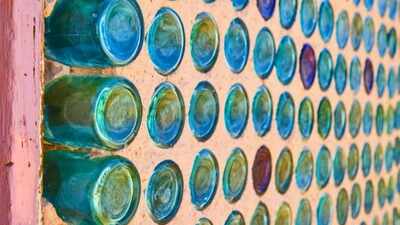DIY: How to turn old glass bottles into beautiful pavers on a budget
