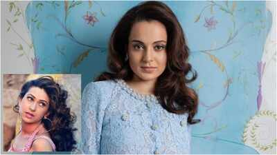 Kangana Ranaut calls Karisma Kapoor the 'Original Fashionista', says she 'Worshipped' her in the 90s, shares RARE PIC