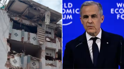 Evening news wrap: Two dead after building collapses in Hyderabad; Canada suspends trade talks with US, and more
