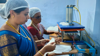 TN women manufacture eco-friendly napkins with cassava flour, malai vembu and medicinal herbs