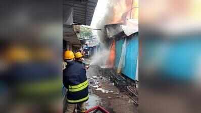 Unit-I market fire guts 2 shops, sparks safety concerns