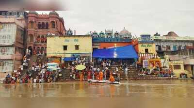 Ganga nears warning mark in Varanasi, all 86 ghats submerged