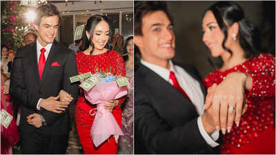 Yeh Rishta Kya Kehlata Hai actor Mohsin Khan gets engaged to Tamanna, fiancée flaunts huge diamond ring; Actor drops dreamy photos with ladylove