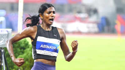 Abinaya Rajarajan breaks U20 national record with stunning 11.34s in Bhubaneswar