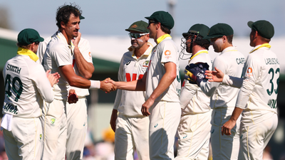 Mitchell Starc’s 10-wicket haul powers Australia to series-levelling win over Bangladesh