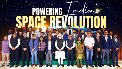 ‘Impressed by their energy & ambition’: PM Modi meets India’s space startups on National Space Day