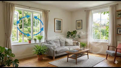 How to improve airflow in a room without installing anything
