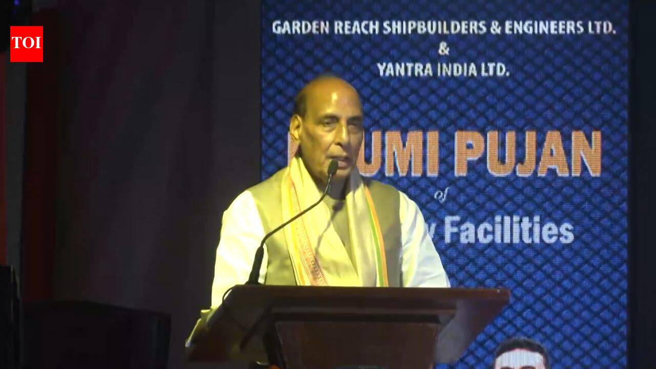 West Bengal gets Rs 3,500 crore defence push: Rajnath Singh lays foundation for 5 projects – The Times of India