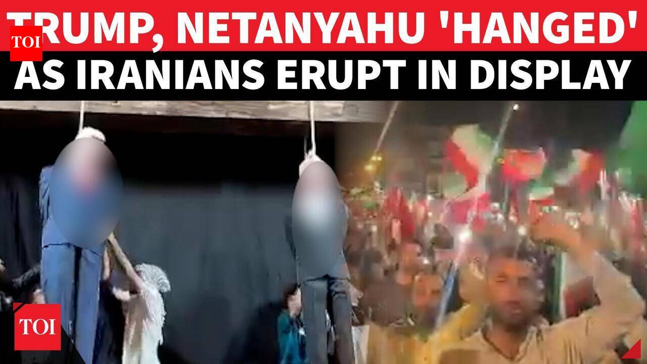 Iran Erupts As Effigies Of US,Israeli Leaders Are Put On Public Display