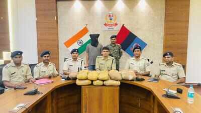 Ramgarh vendor held with 22 kg ganja, two cars seized