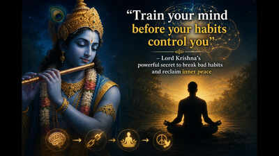 Quote Of The Day By Bhagavad Gita: “Train your mind before your habits control you”- Lord Krishna’s powerful secret  to break bad habits and reclaim inner peace