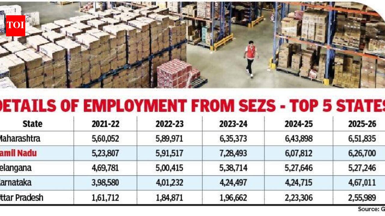 State leads in SEZs and jobs, but export gap widens