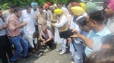 ETO inspects road, terms viral video ‘opposition propaganda’