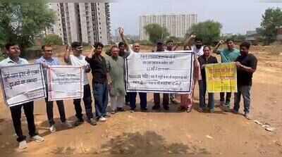 8 years on, only 10% work done at Gurgaon condo, homebuyers protest