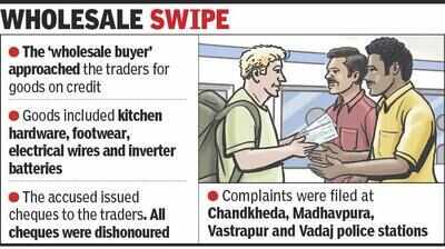Five traders cheated of goods worth over ₹53L