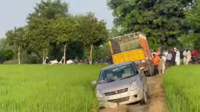 Muddy fields trap thieves' vehicles, foil transformer heist