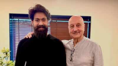 Anupam Kher praises Yash's 'KGF' journey; says the actor gave Rocky 'a soul' and 'swagger'; wishes 'Toxic' success