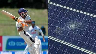 IND vs SL: Rishabh Pant's 95m monster six damages solar panel on Colombo stadium roof - Watch