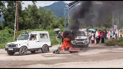 CRPF jawan injured in gunfight, houses burnt in Manipur’s Senapati district