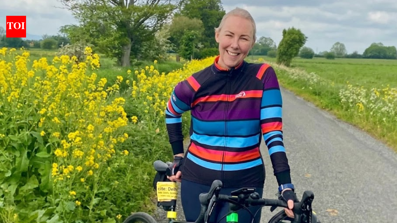 UK woman ‘saved’ by cancer trial cycles 186 miles to thank her hospital