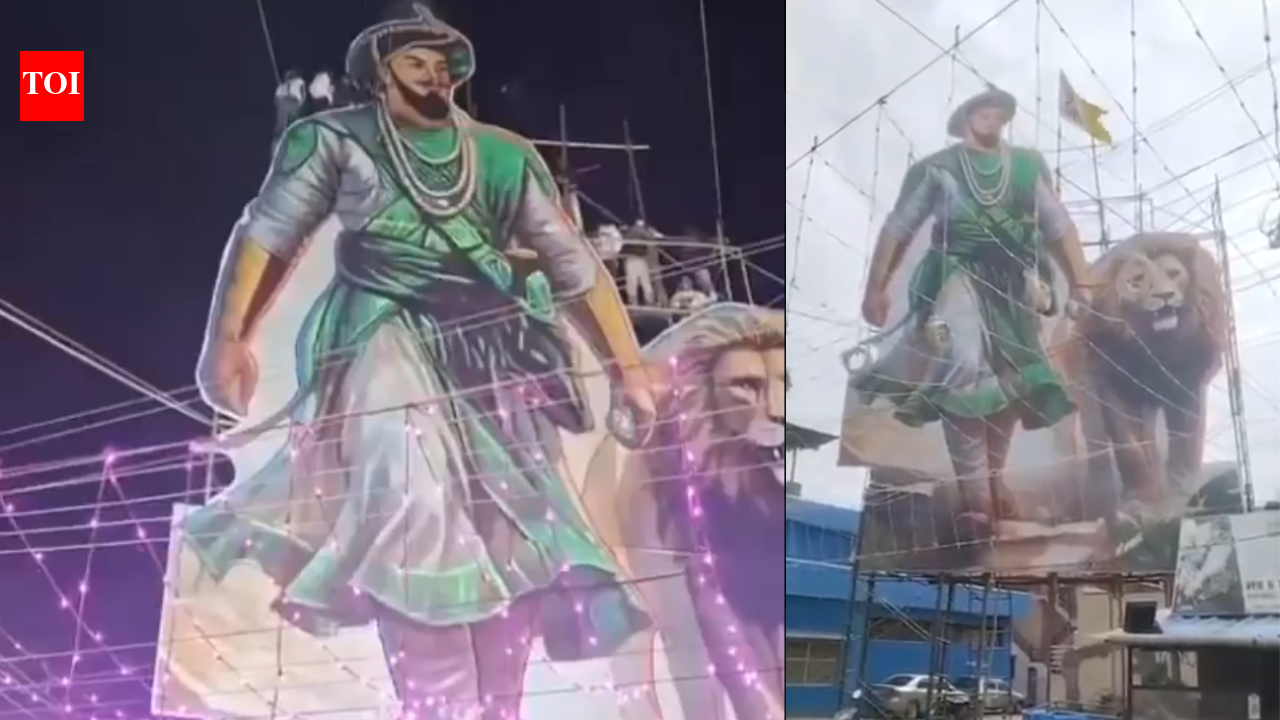 ‘Mujahideen’ song behind 40-ft Tipu Sultan cut-out: Video sparks row ahead of Eid Milad in Karnataka